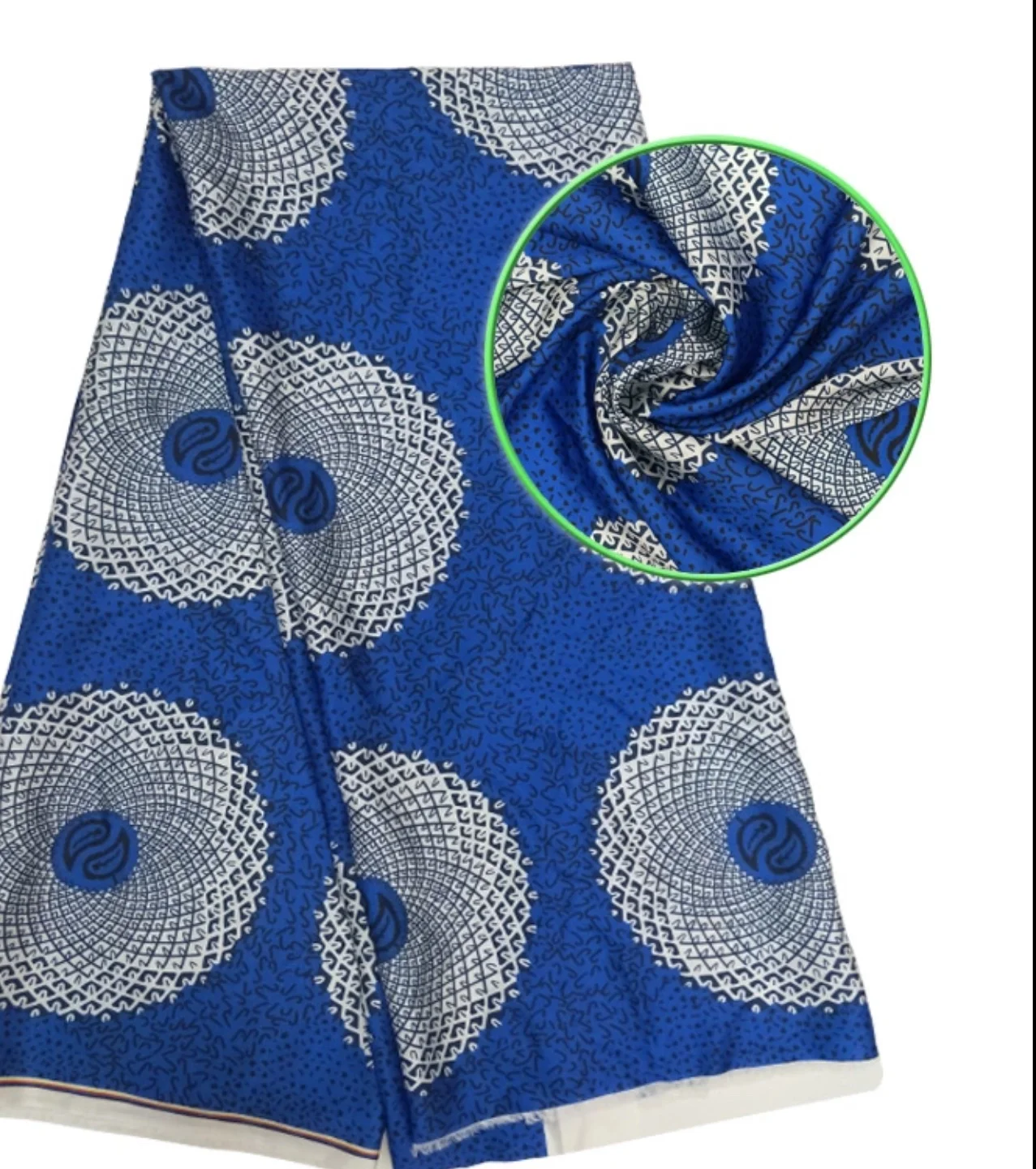 Soft Silk Spandex Fabric For Dress African Print Shebas Vault