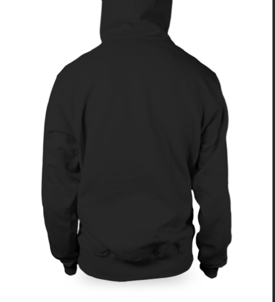 black hoodie unisex