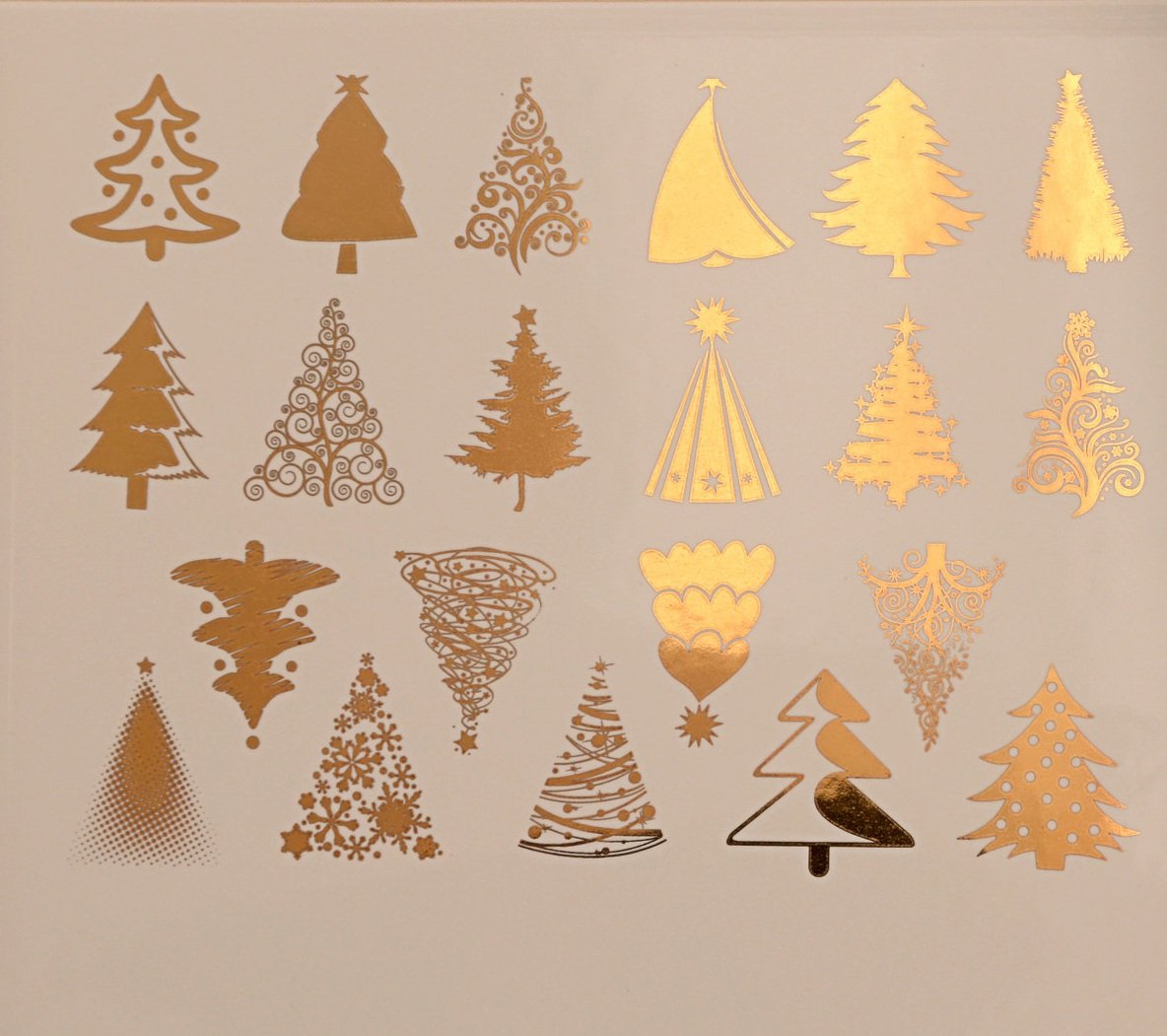 Underglaze Transfer, Ceramic Decal - Holiday Trees