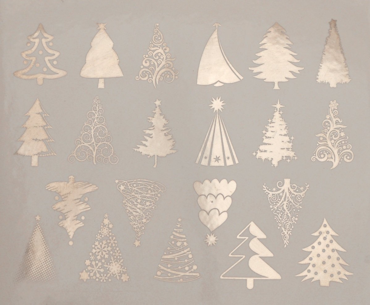 CONE 6 High Fire Small Snowflakes — Ceramic Decals, Glass Fusing Decals