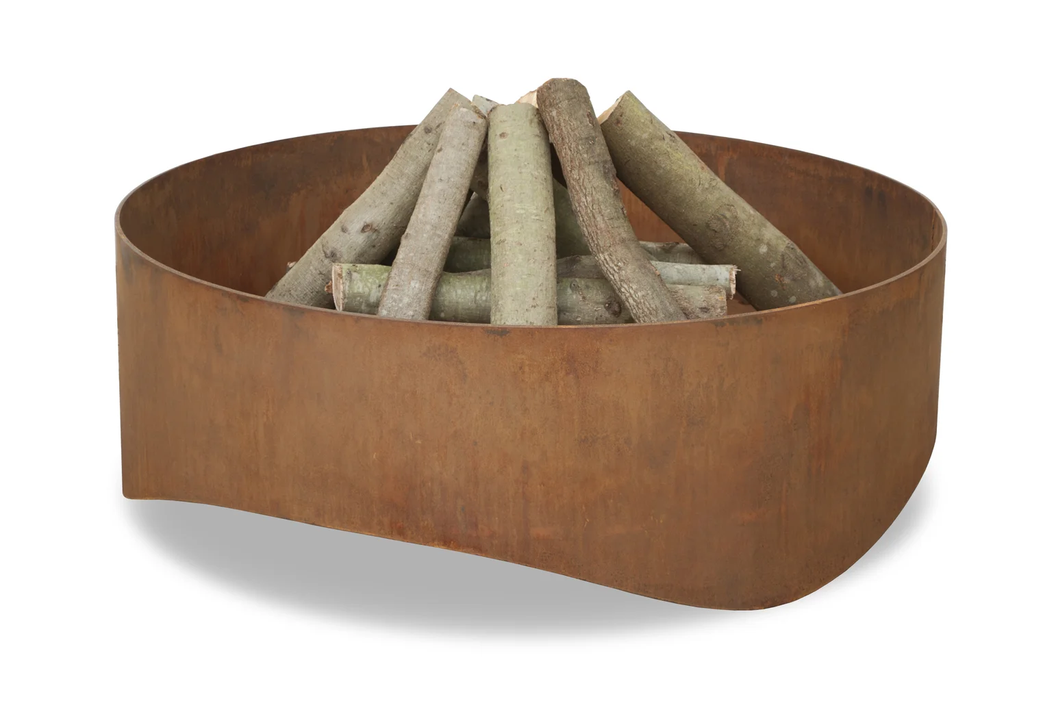 Luxury Fire Pit 30 40 Inch Wave Round Fire Pit Plodes Plodes