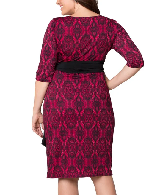 kiyonna wrap dress