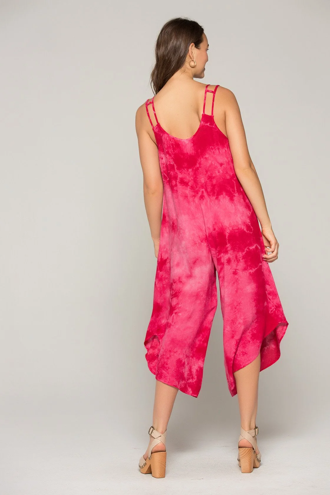 red tie jumpsuit