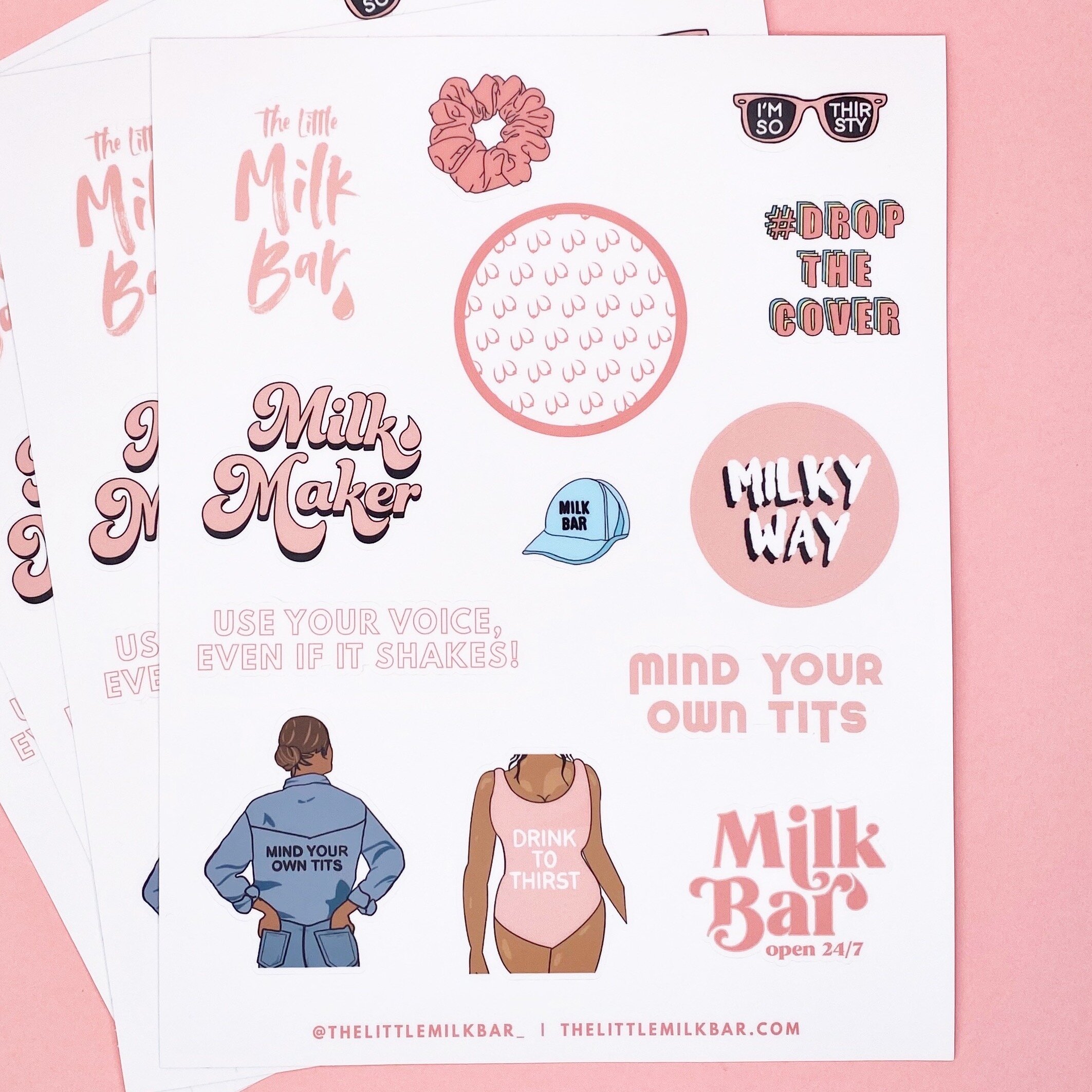 The Little Milk Bar Vsco Stickers