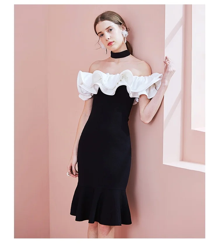 off the shoulder lbd