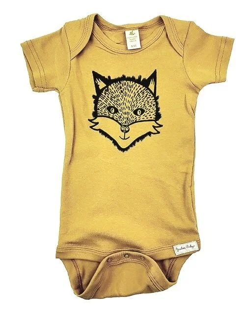 Fox Bodysuit for Baby Yinibini Baby SHOP Yinibini Baby