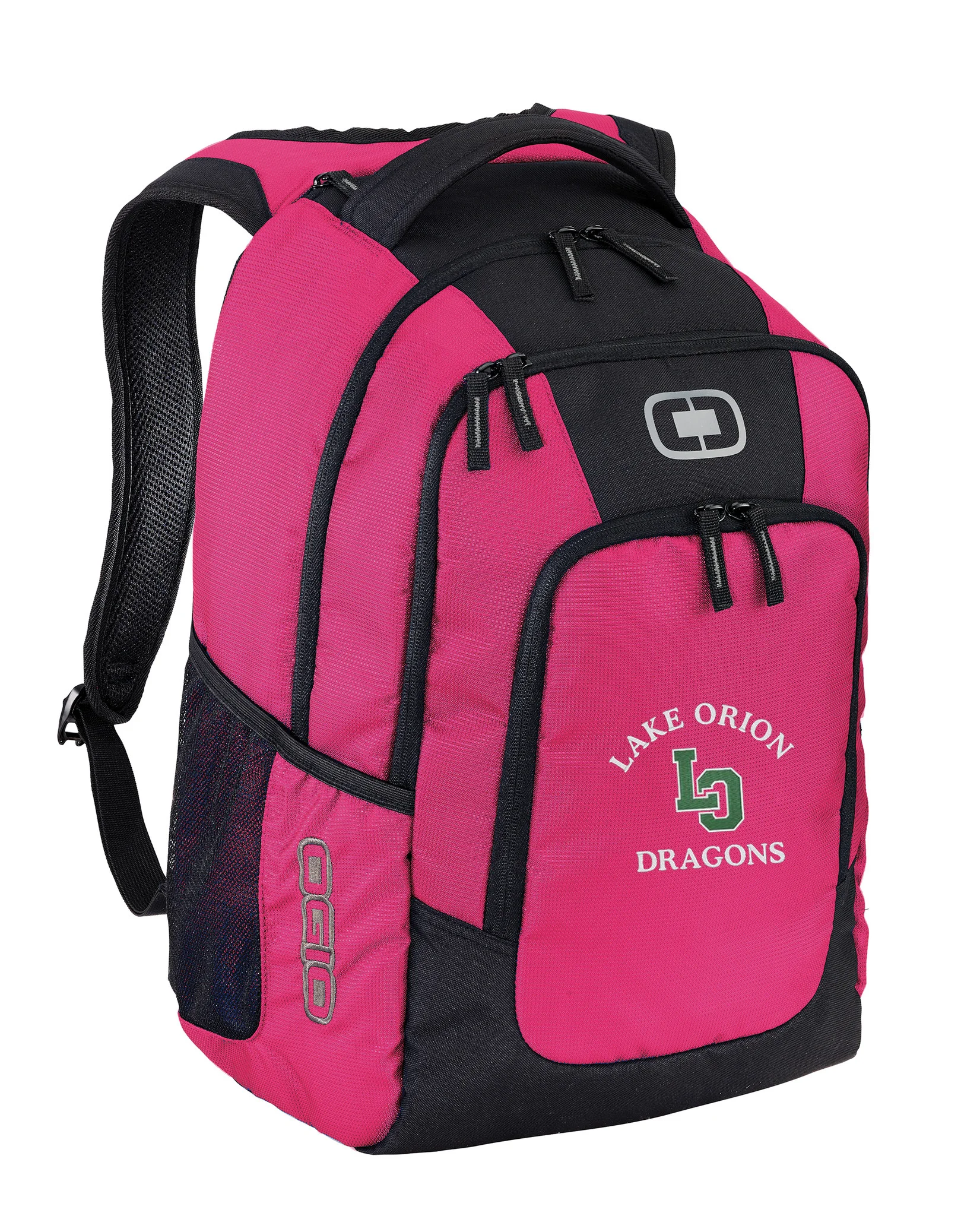pink computer backpack