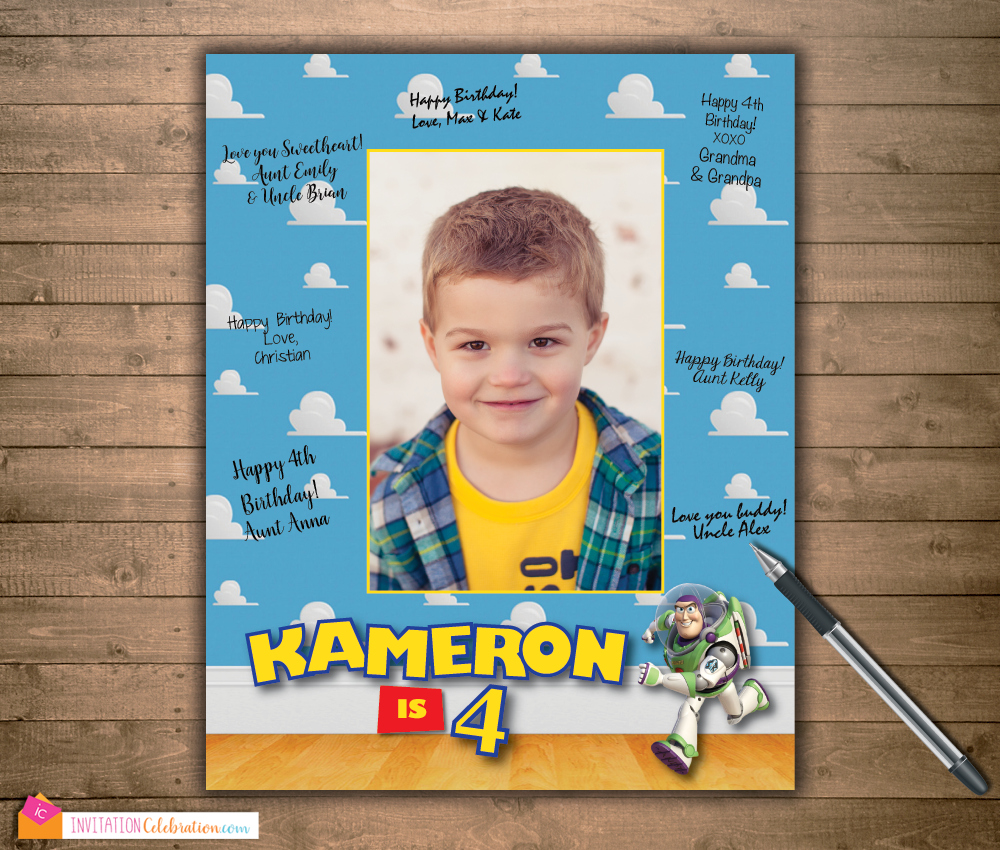 Toy Story Signature Mat Wish Board Invitationcelebration Com