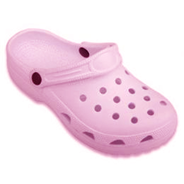 light pink clogs