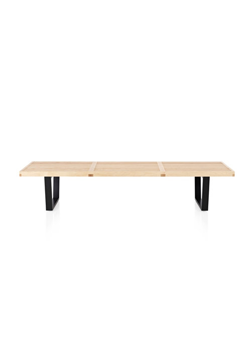 Nelson Platform Bench With Wood Base A Hus