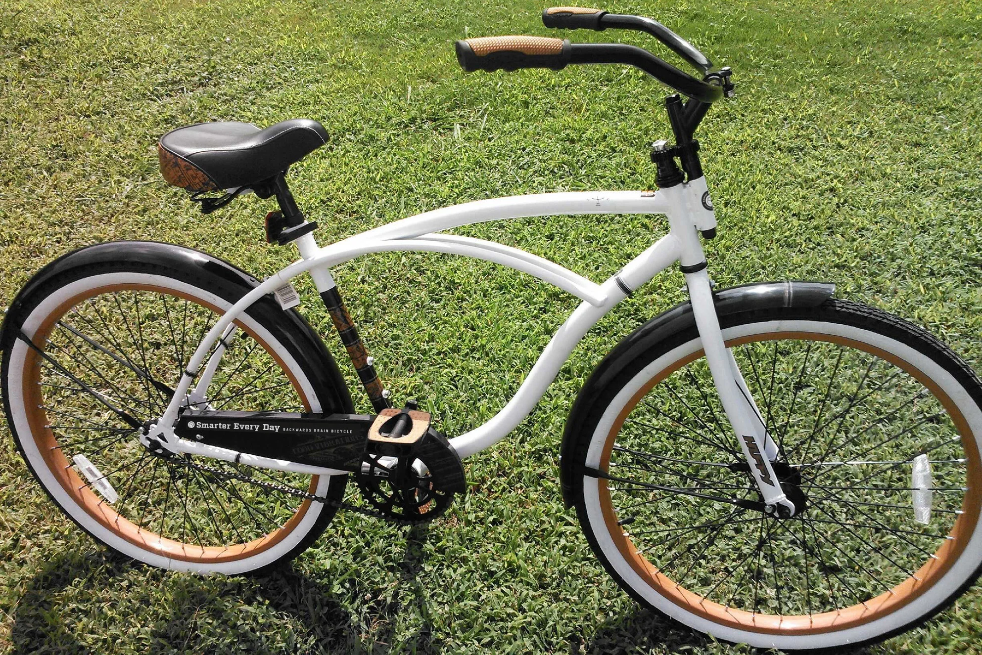 reverse handlebar bike