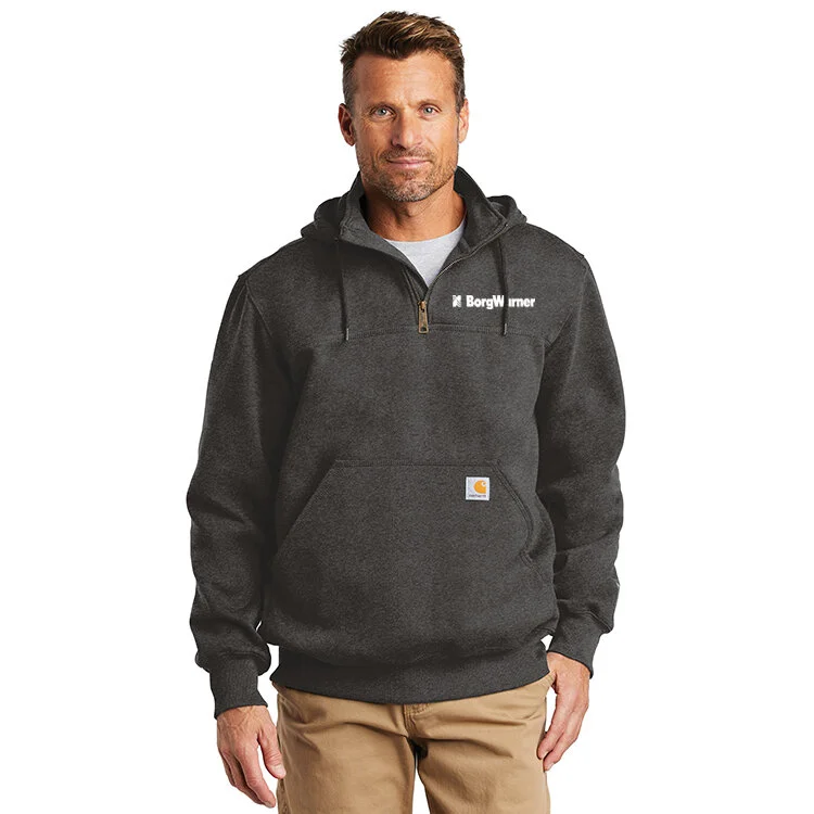 carhartt heavyweight zip mock sweatshirt