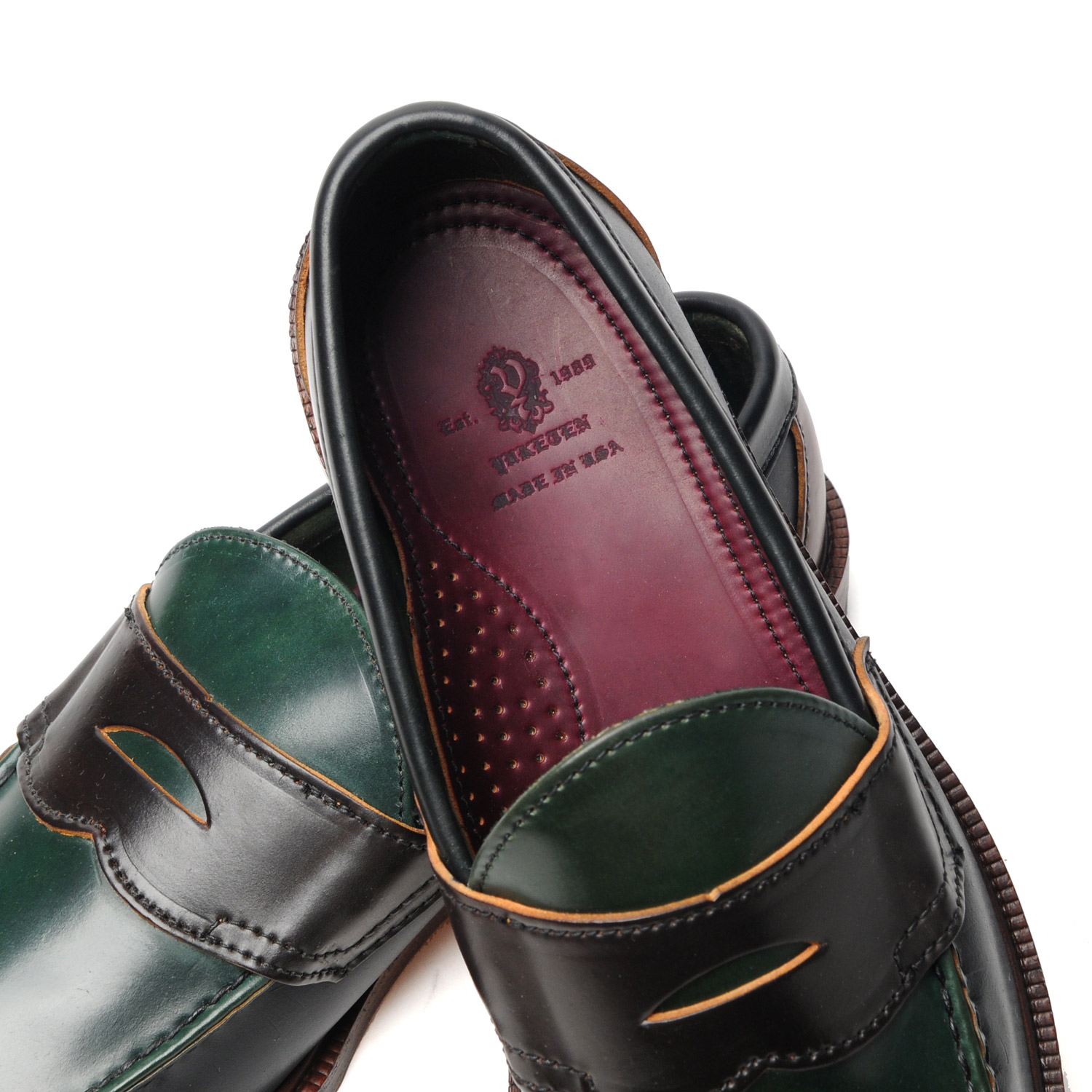 cordovan penny loafers