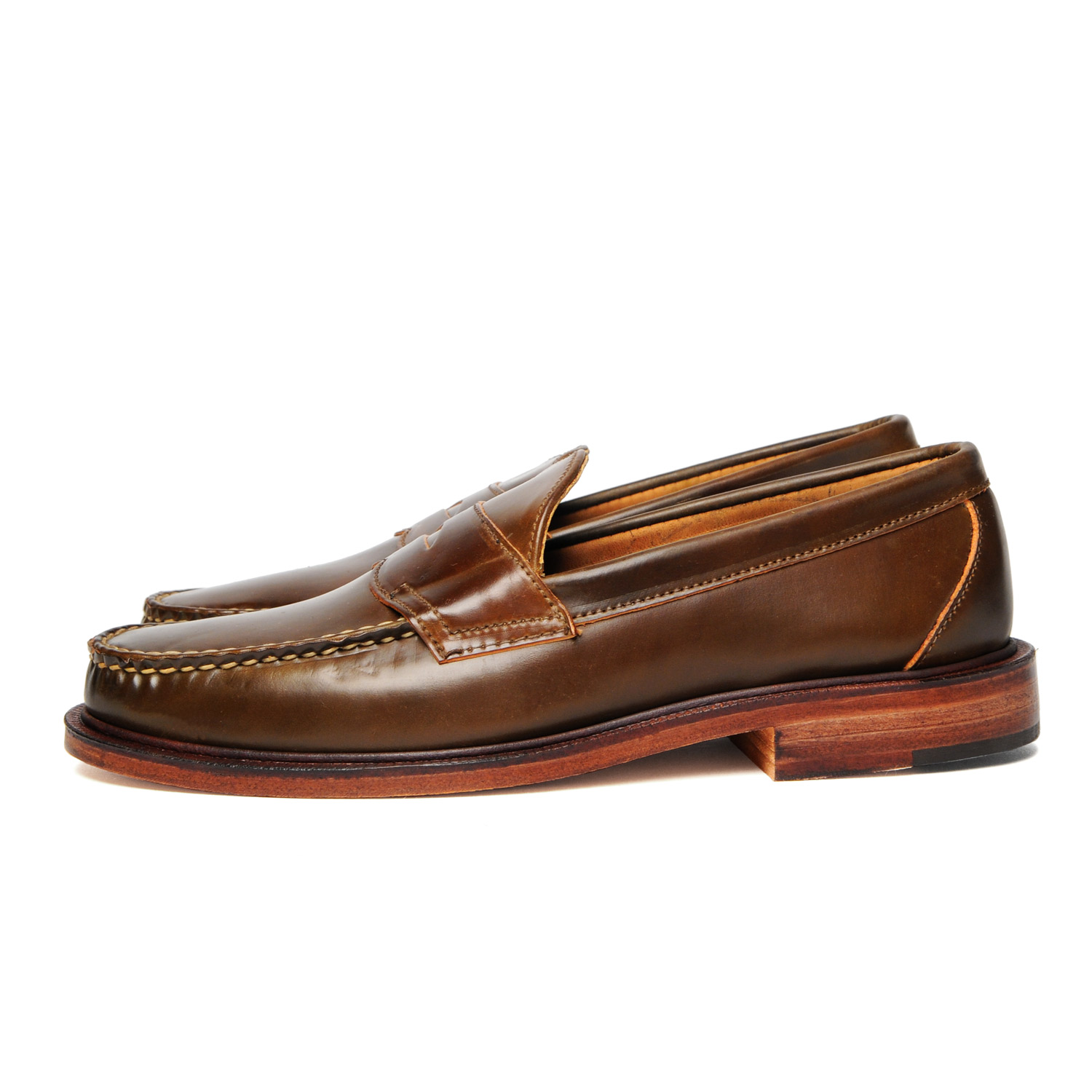 cordovan penny loafers