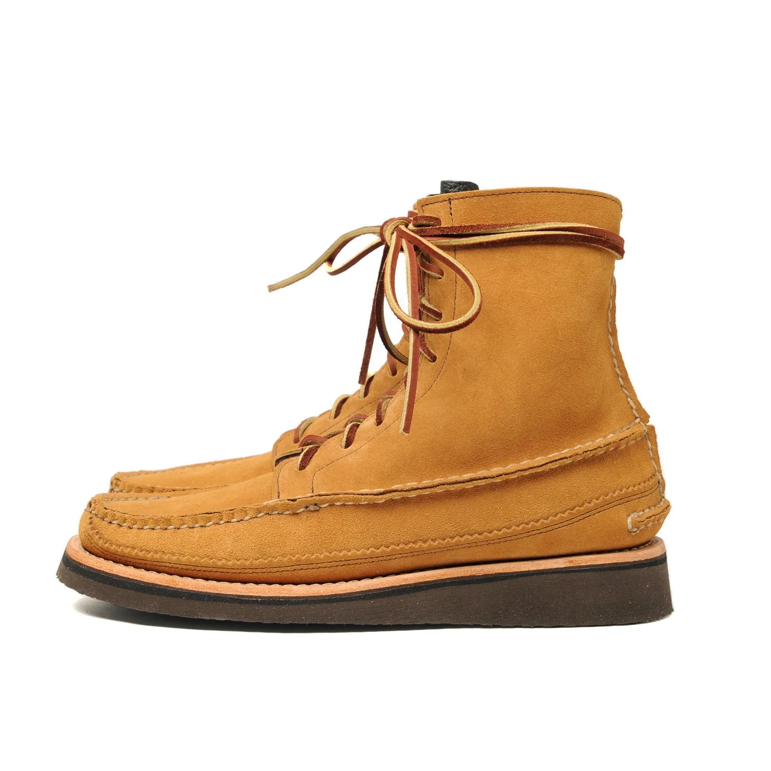 All Handsewn Maine Guide DB Boots w/ 2021 - Flesh-out Leather [4