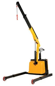 Electric Powered Floor Crane Custom Made Ladders Platforms