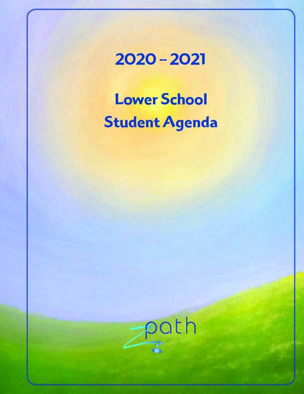 Lower School Student Agenda (2023-2024) — Z-Path