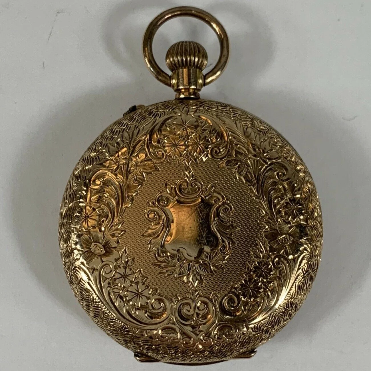 ladies gold fob watch