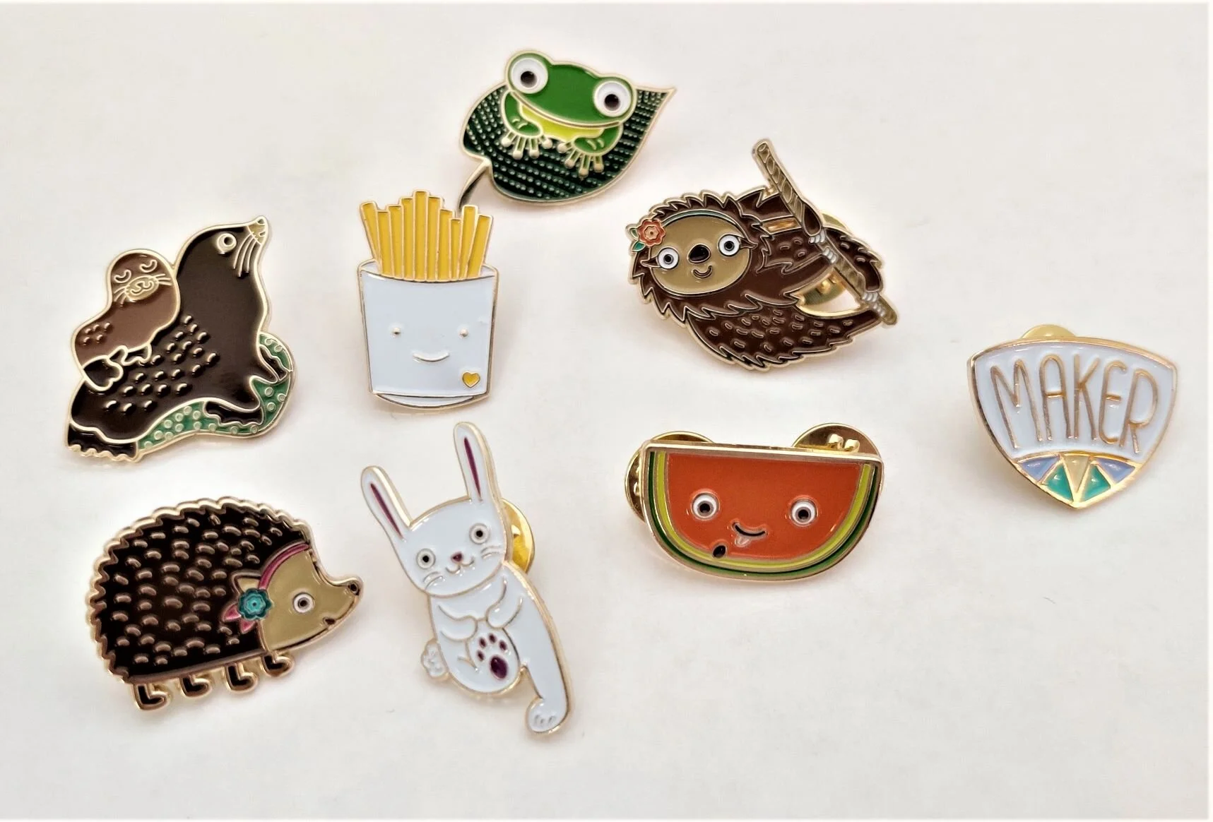 Night Owl Paper Goods Sloth Enamel Lapel Pin
