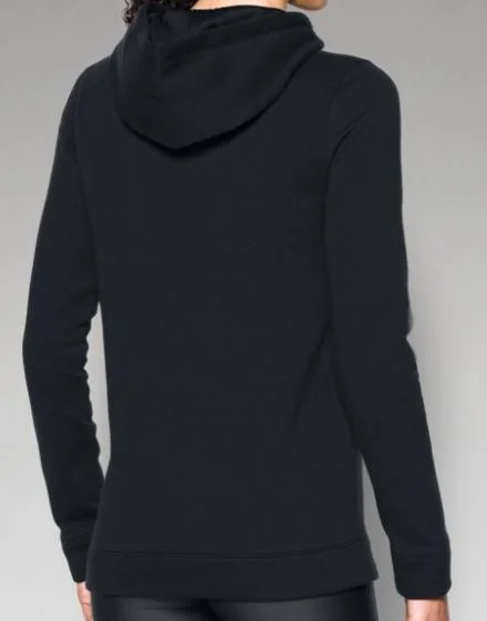 ua women's hustle fleece hoody