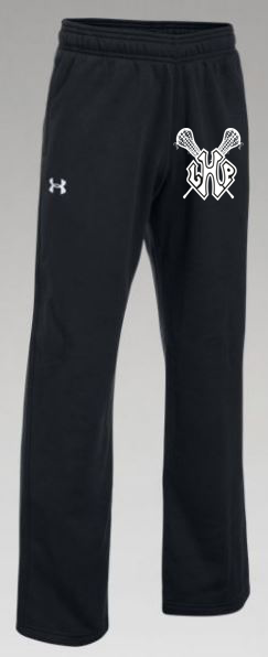 ua women's hustle fleece pant