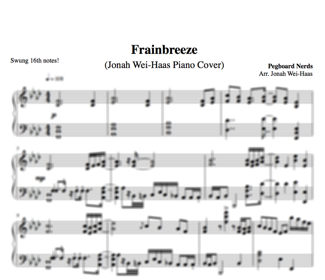 Pegboard nerds self destruct piano sheet music free