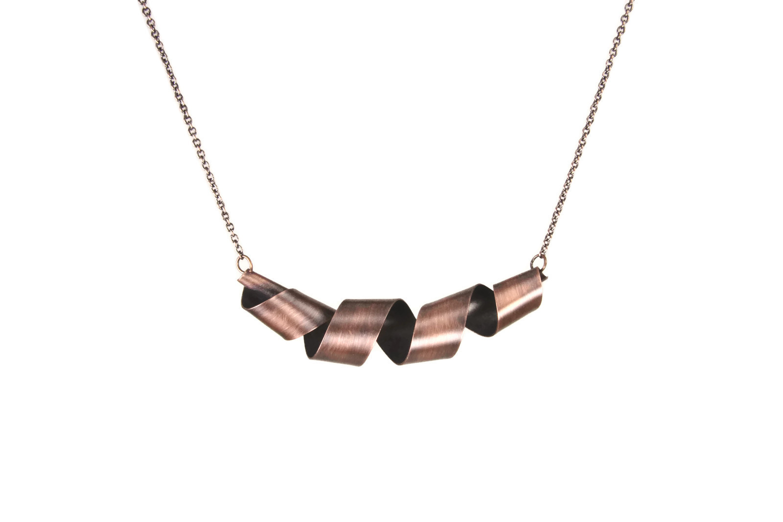 Makuk Wrap & Tie Copper Necklace