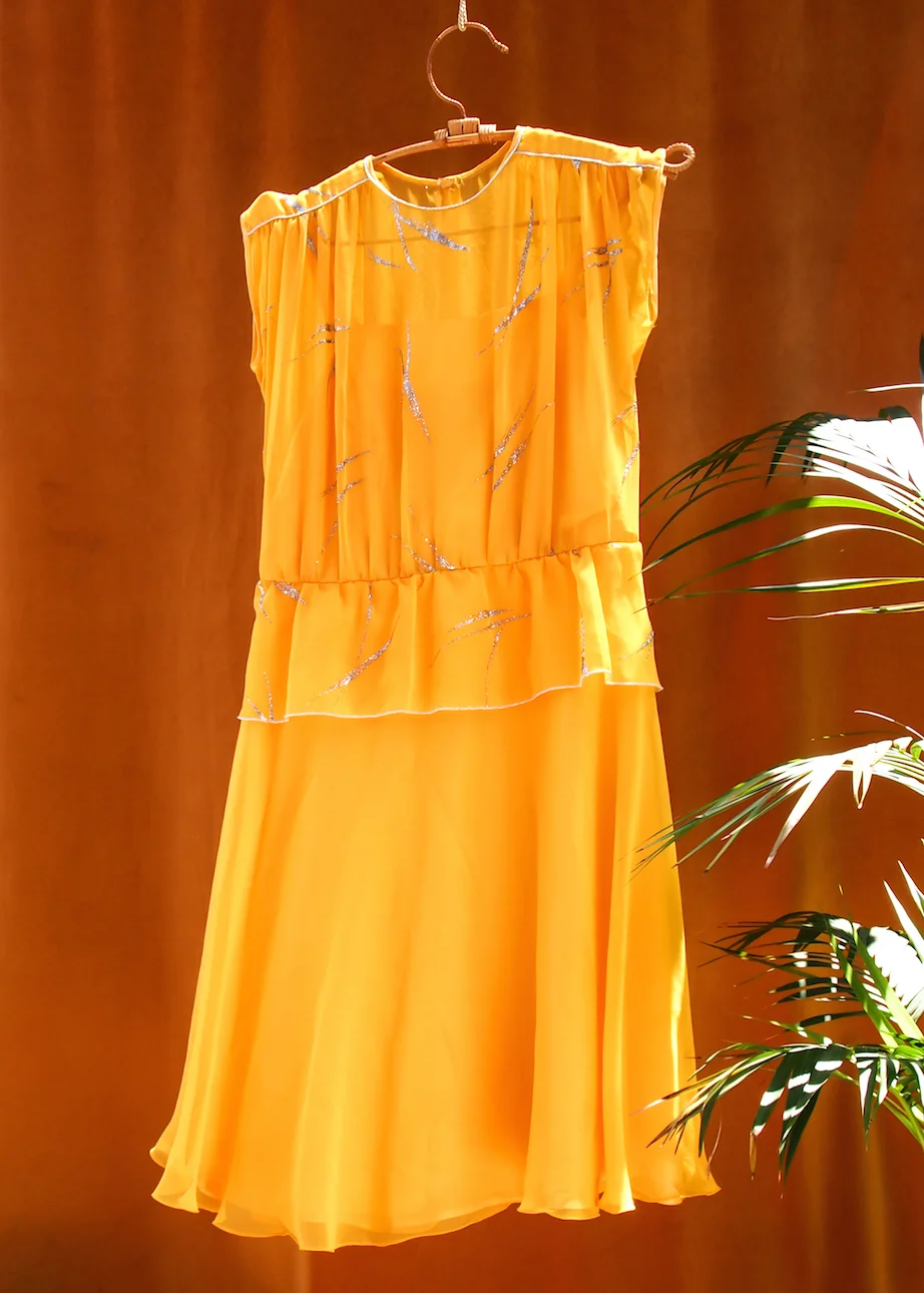 sunshine yellow dress