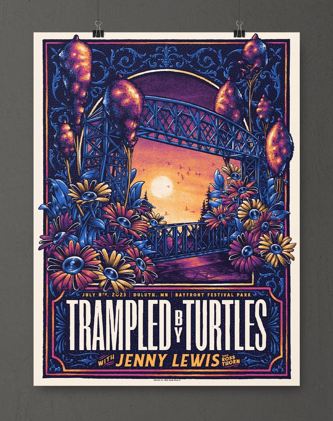 Official Trampled by Turtles Poster | Duluth, MN — TWIN HOME