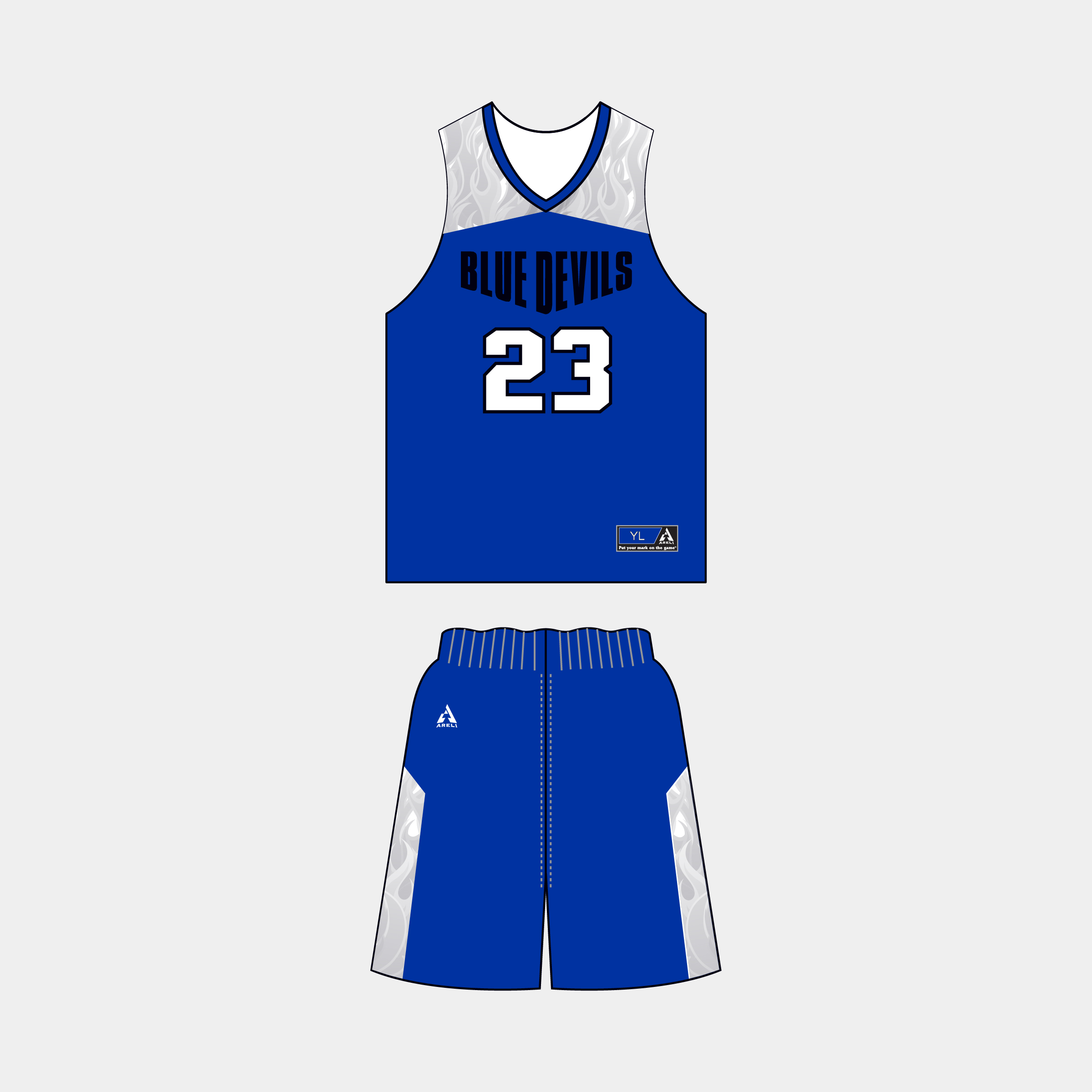 Custom Basketball Uniform Areli Sportswear