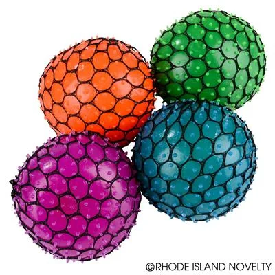 squeeze ball with netting