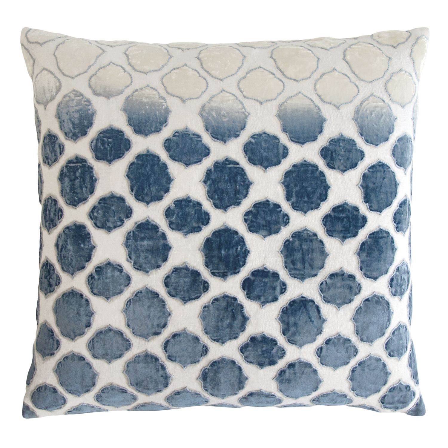 Tile Appliqued Linen Decorative Pillow Hildreth S Home Goods
