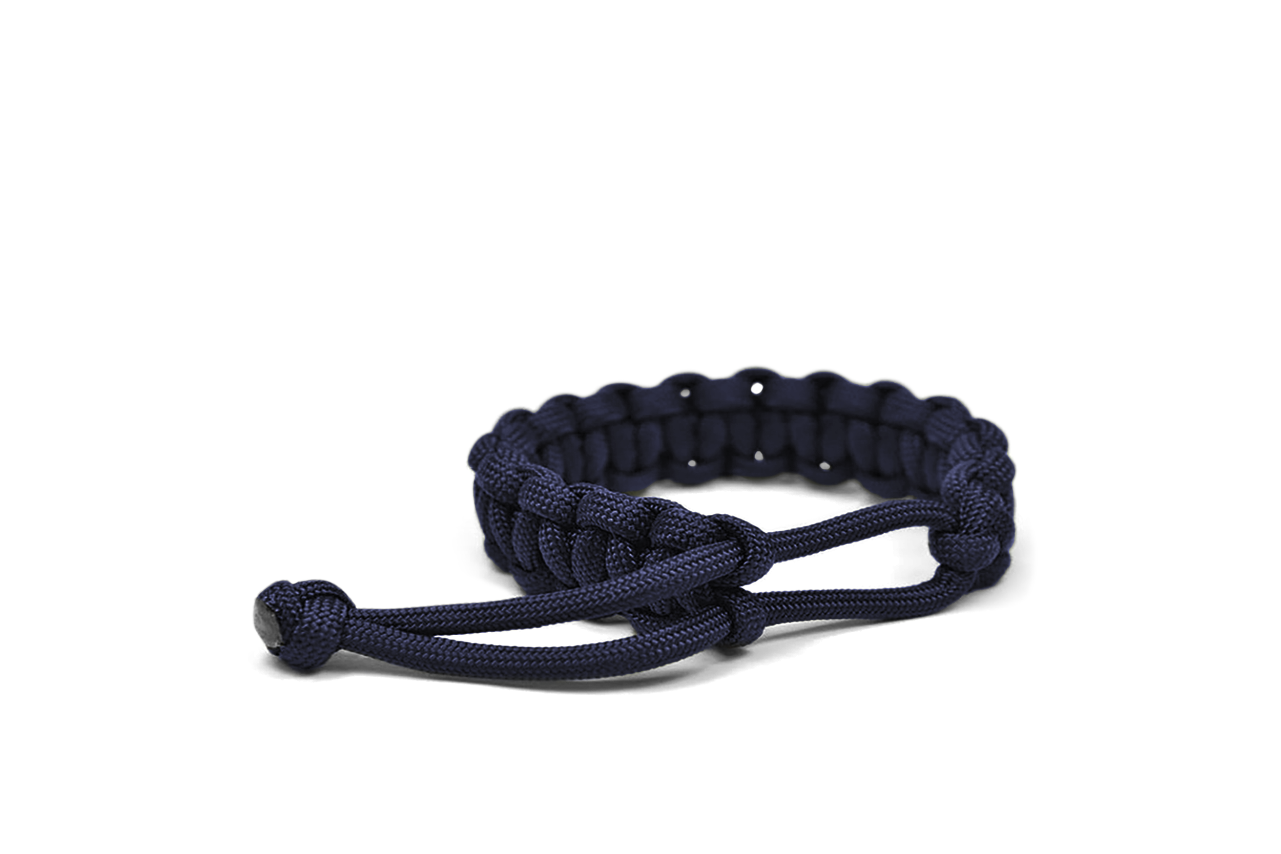 Bracelet men women paracord bracelet knot adjustable wristband black 