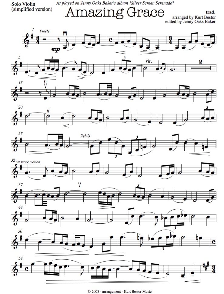 Amazing grace cello sheet music free