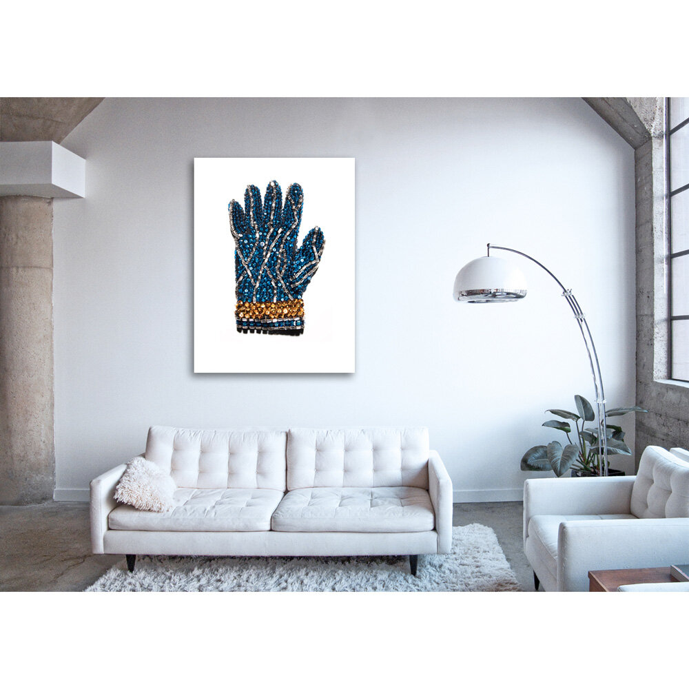 Pop icon Michael Jackson iconic rhinestone glove by Tom Schierlitz