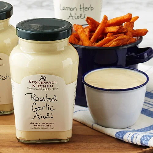 Roasted Garlic Aioli By Stonewall Kitchen Door County Olive Oil