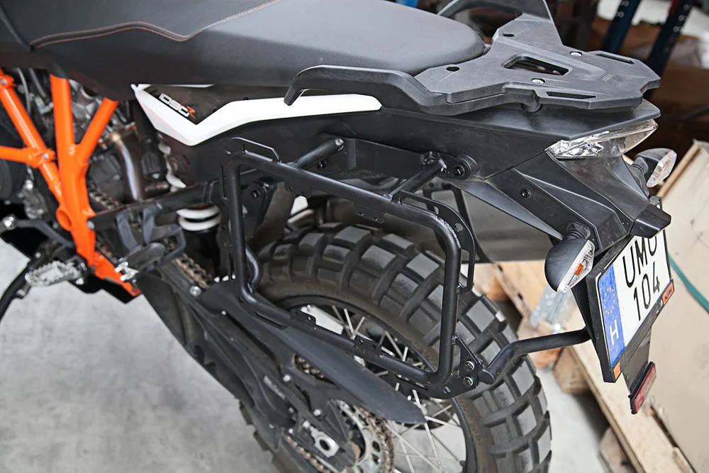 universal pannier rack motorcycle