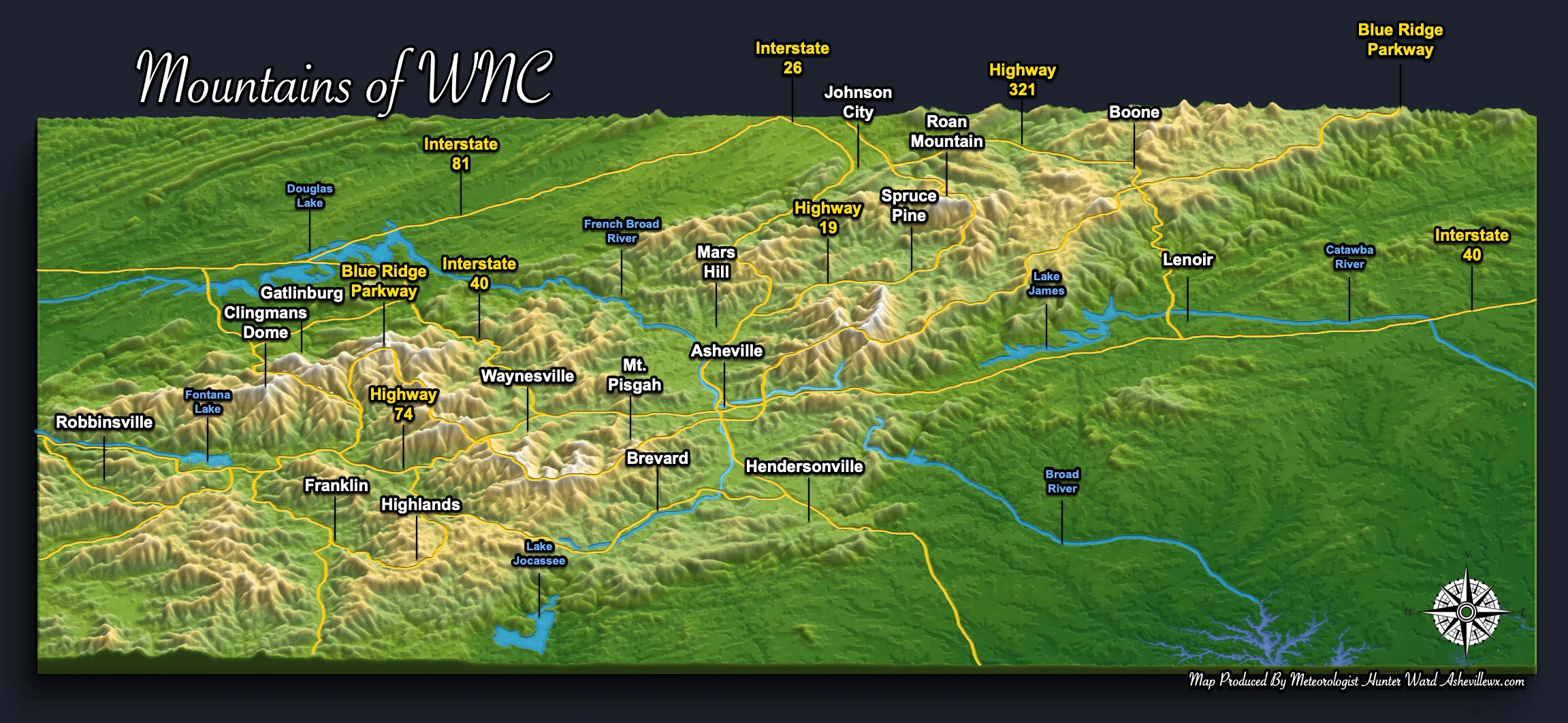 Wnc Topographic Maps Ashevillewx
