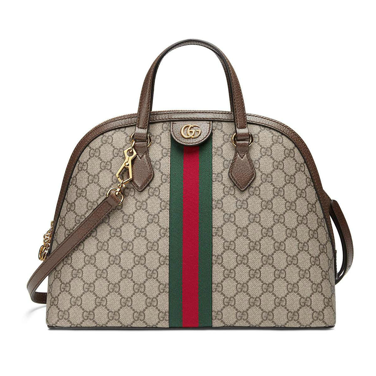 gucci gg supreme top handle bag