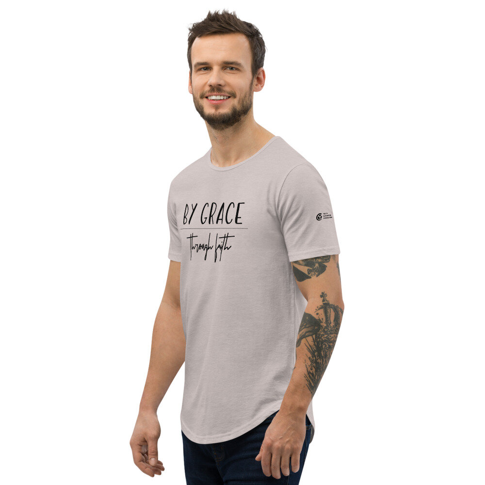 Den fremmede Egetræ Udseende Men's Curved Hem T-Shirt — YCI