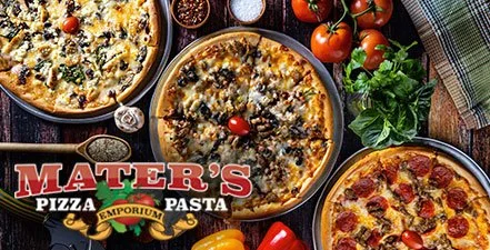 イタリア製センターマット1枚&コースター5枚セットイエズルム Albertville-Menu — Mater's Pizza