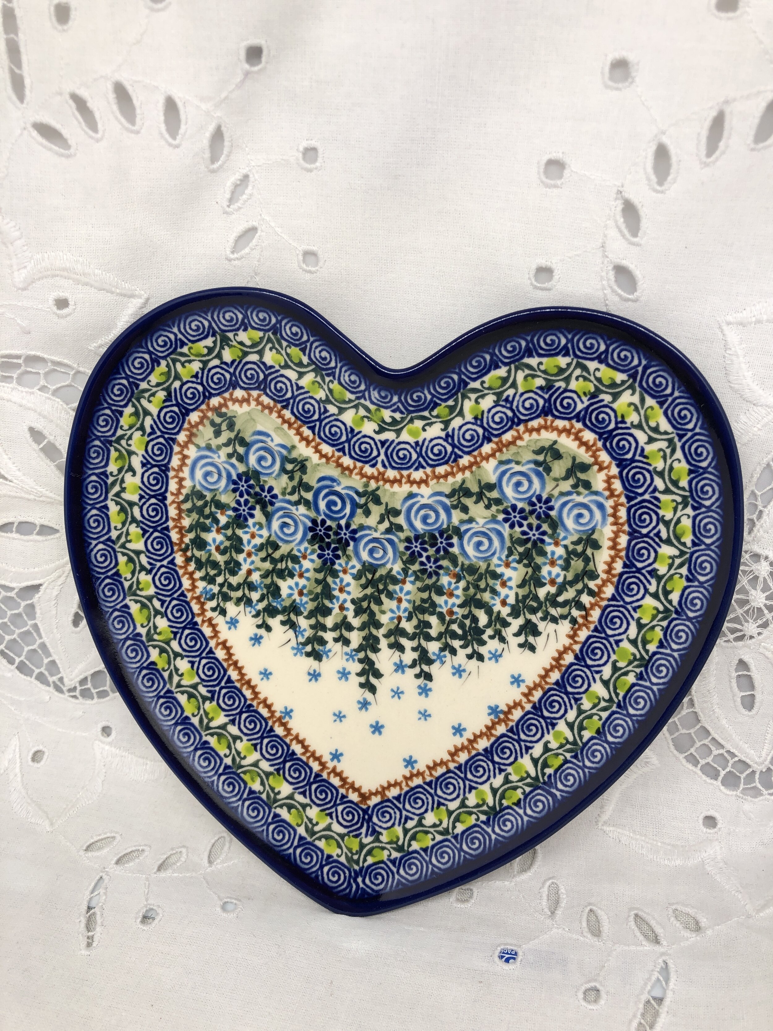 UNIKAT Signature That's Amore Pattern! Details about   Polish Pottery Heart Bowl 3 