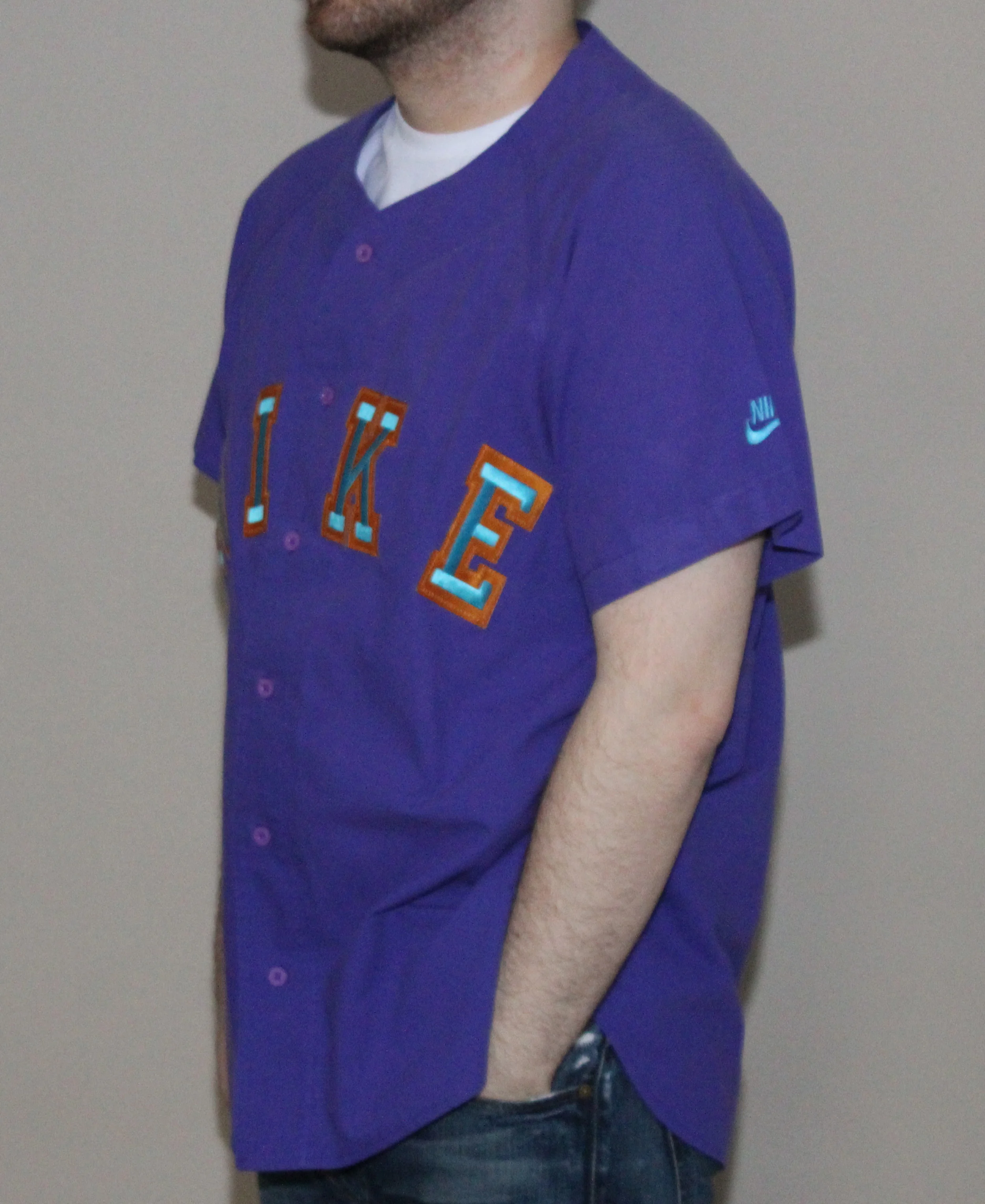 purple and orange jersey