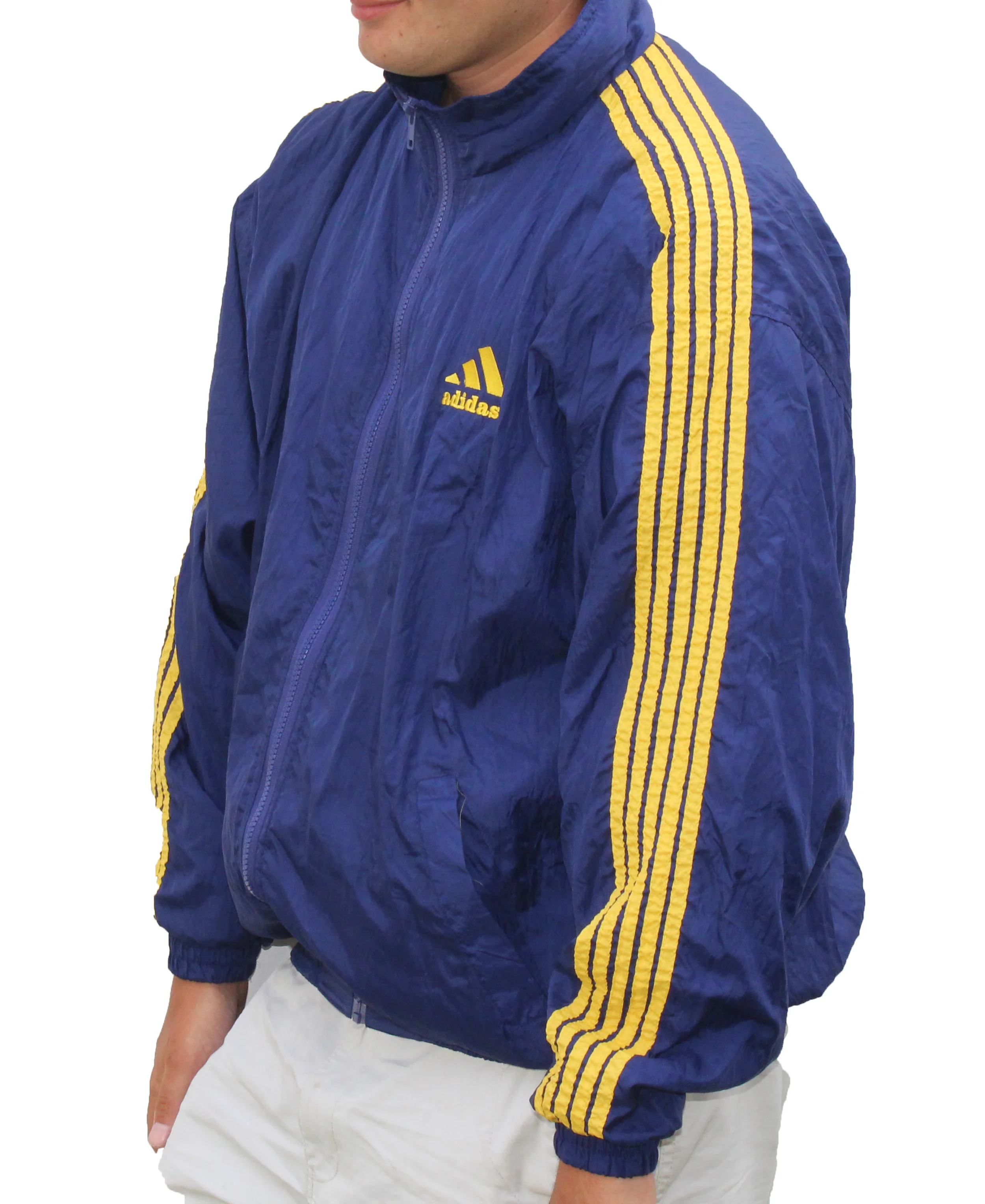 adidas blue yellow jacket
