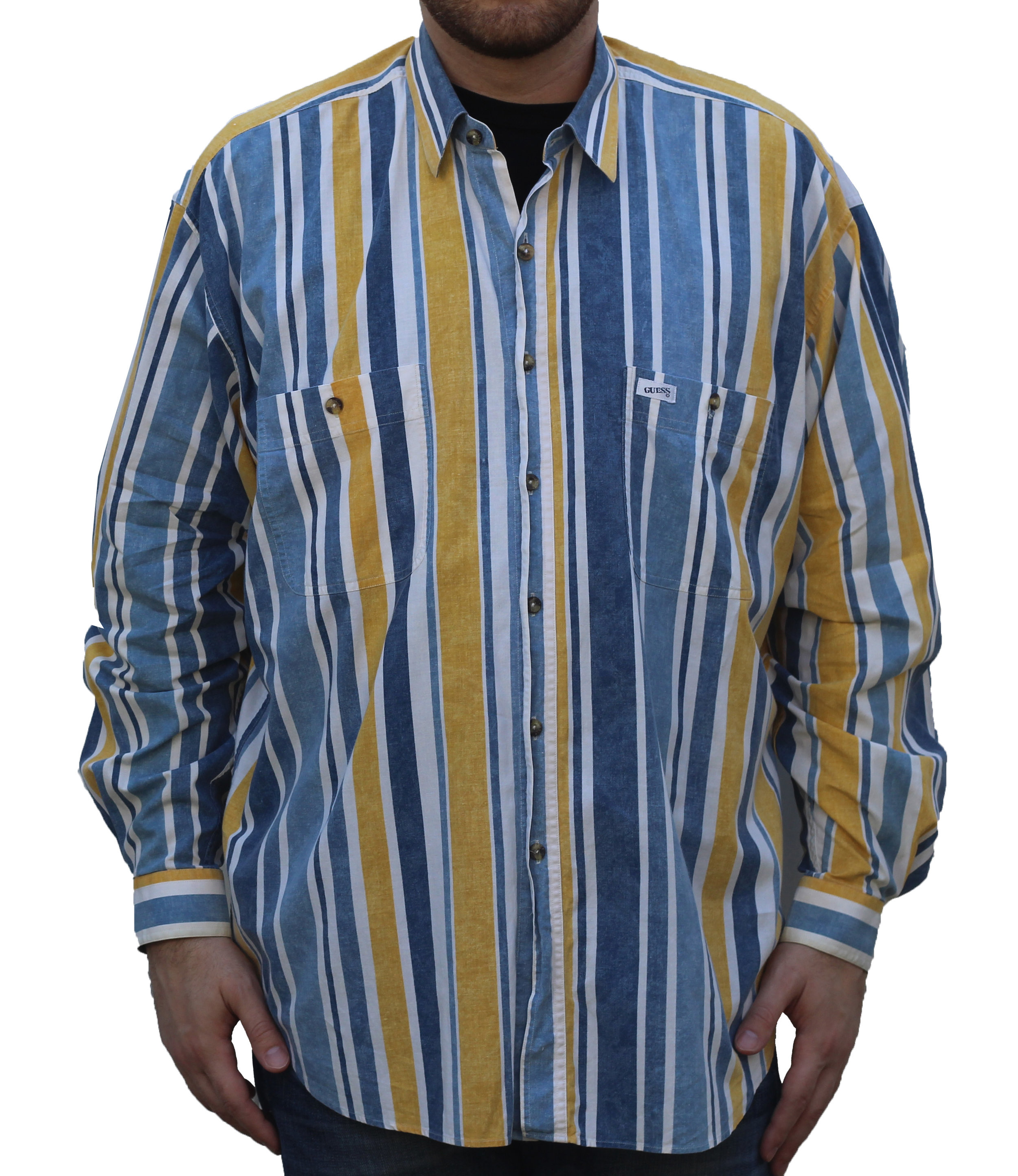 vintage guess button up