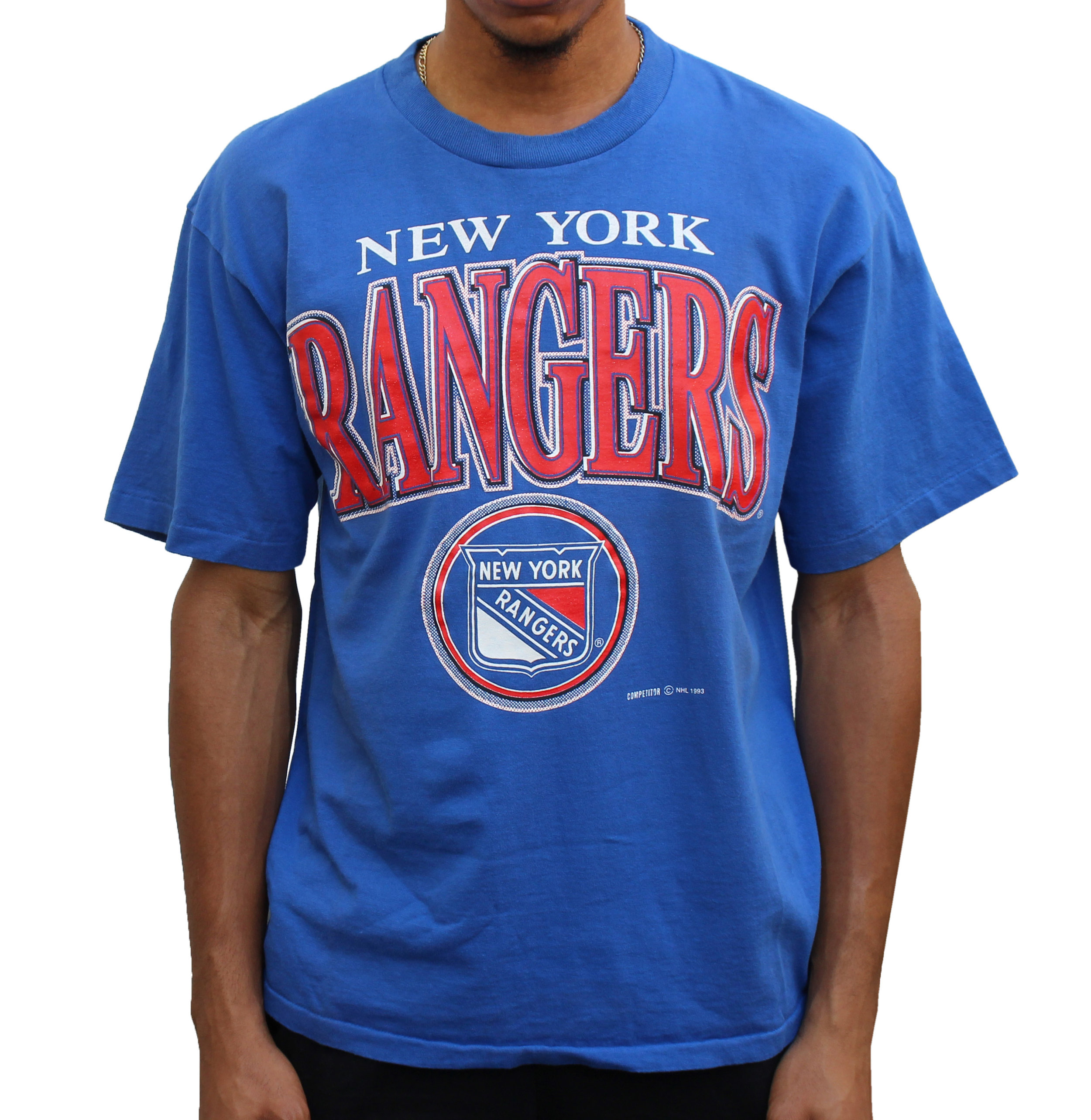 New York Rangers T Shirt (Size L 