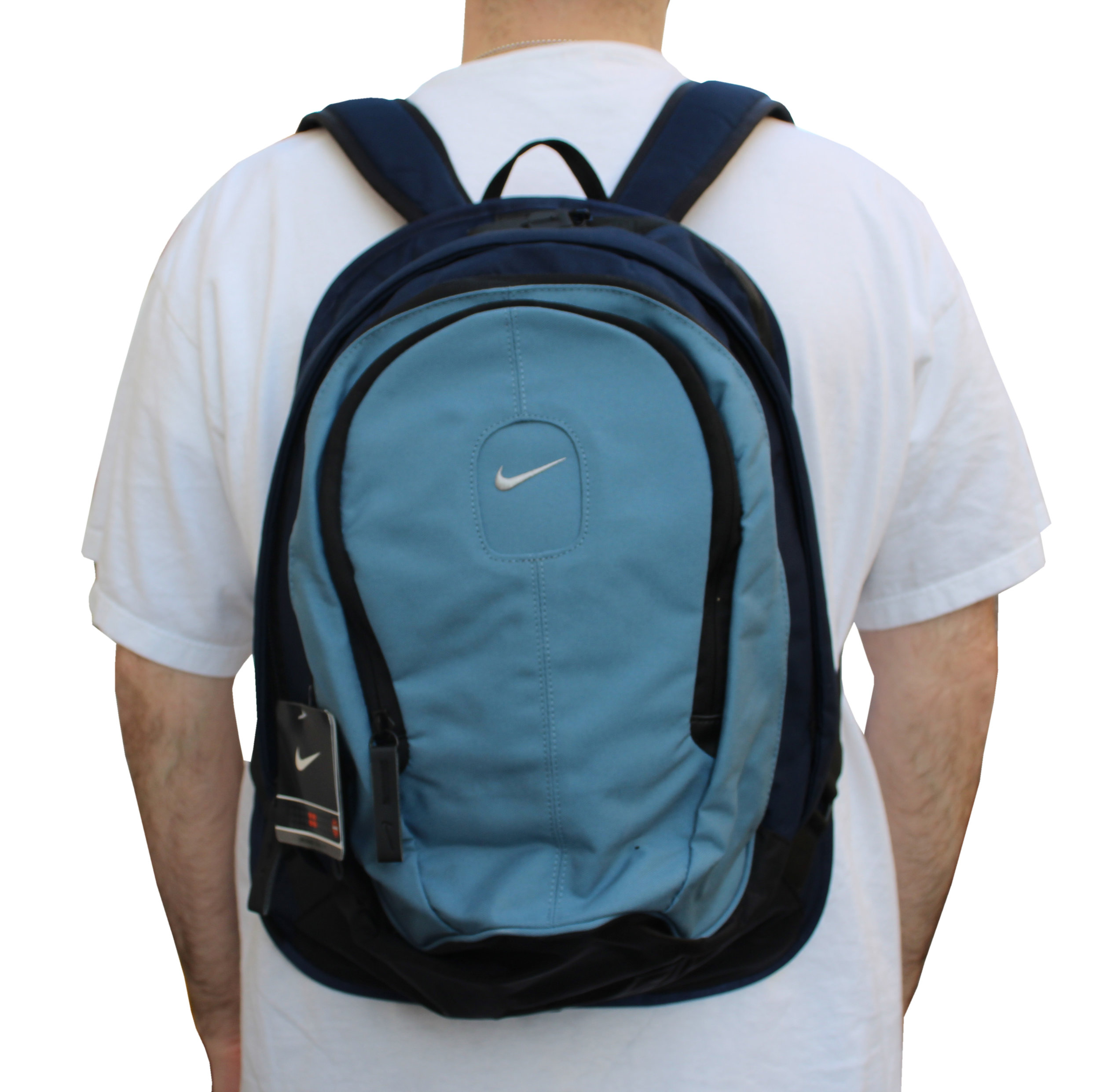 baby blue nike bookbag