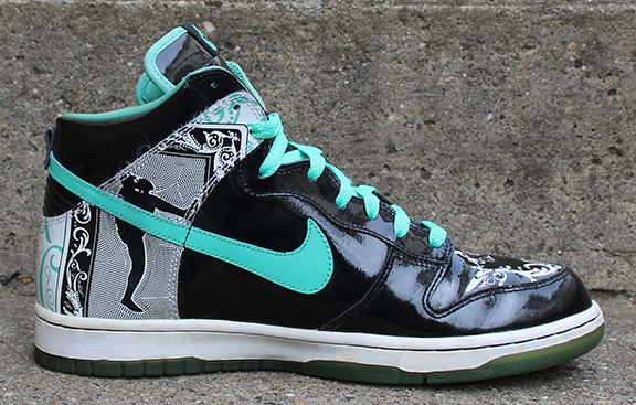 nike dunk high premium black