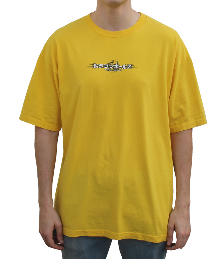 Vintage Dragon Ball Z Katakana Spell Out Graphic T Shirt Size Xxl