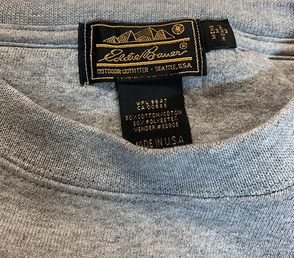 Vintage Eddie Bauer Sportsman Crewneck Sweatshirt Size M Roots